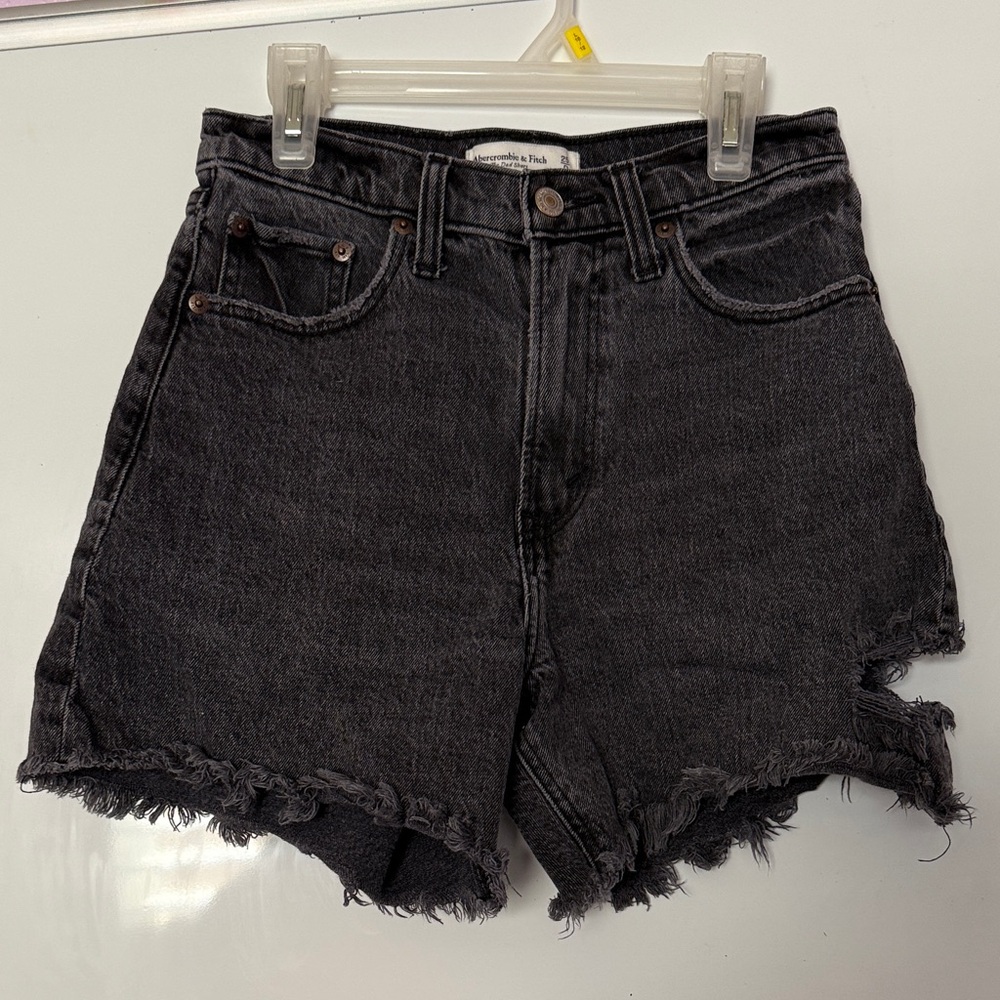Abercrombie & Fitch Dark Gray Jean Shorts